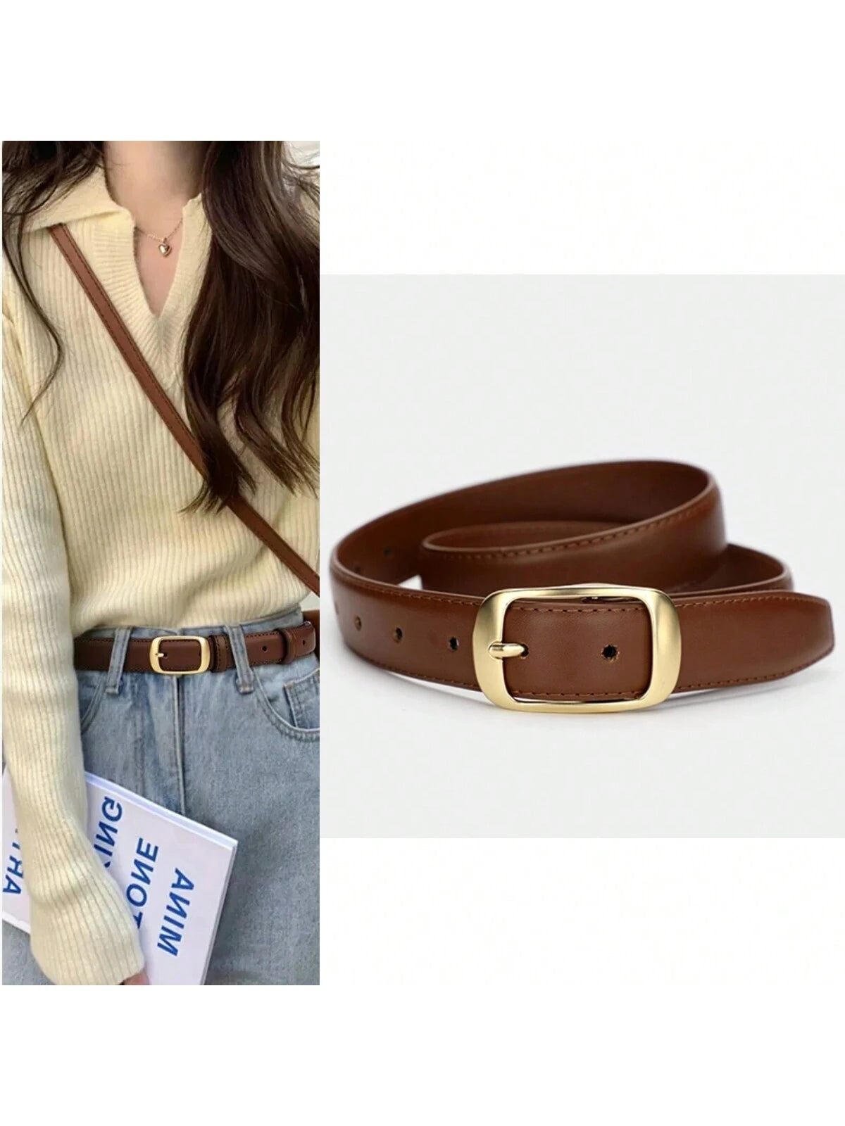 Fashionable All-Match Waist Belt For Everyday Outfits shein