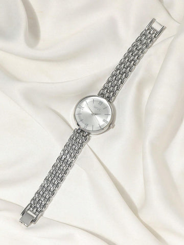 1pc Fashionable Simple Classic Quartz Bracelet Watch