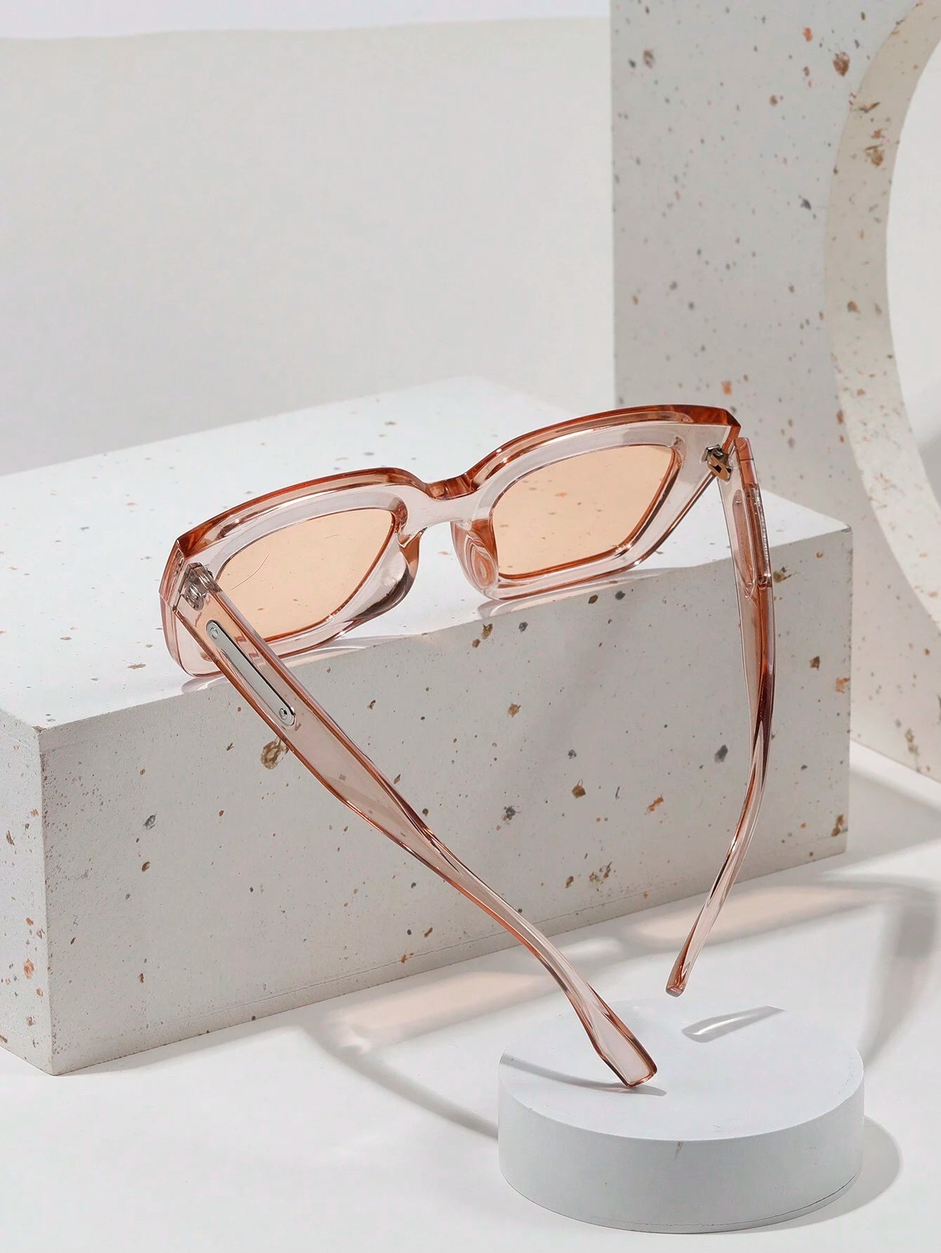 Square Frame Boho Retro Fashion Glasses Casual shein