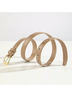 1pc Ladies' Casual Decoration Jeans With Fashionable Belt shein