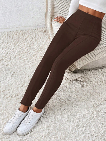 Essnce Solid High Waist Leggings