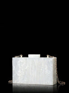 Acrylic Clutch Purses For Women With Marbling Purses And Handbags shein