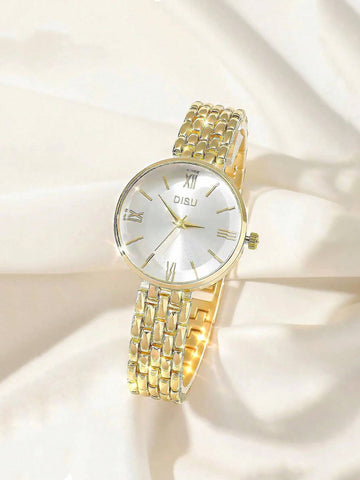 1pc Fashionable Simple Classic Quartz Bracelet Watch