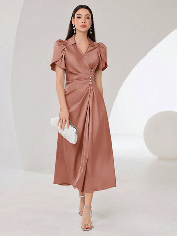 Elegant Evening Party Maxi Dress shein