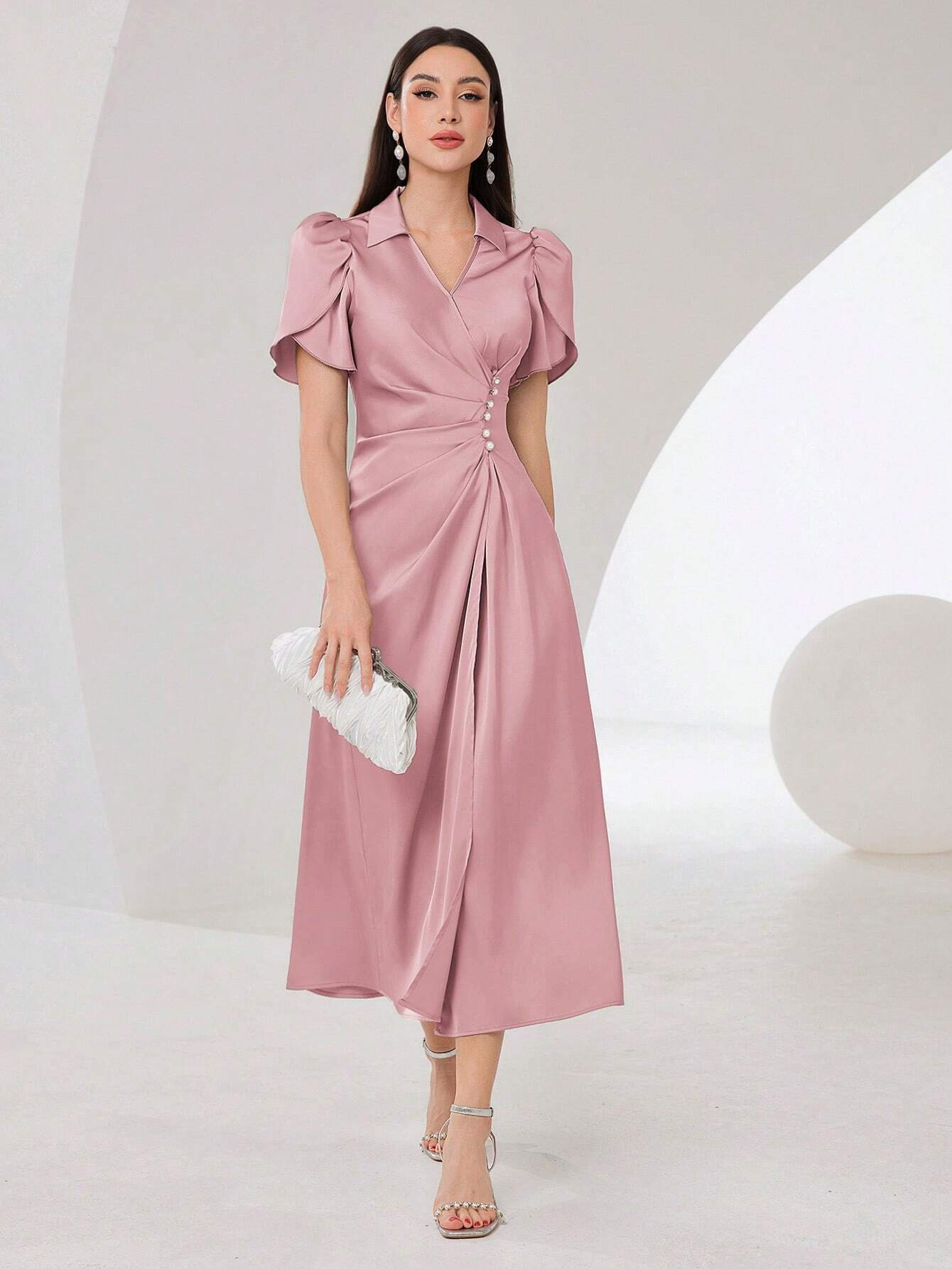 Elegant Evening Party Maxi Dress shein