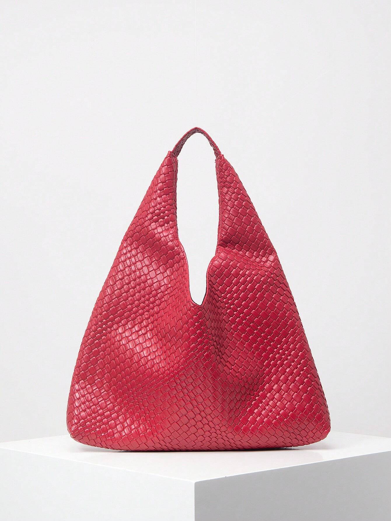 Vintage Braided Shoulder Bag Shein
