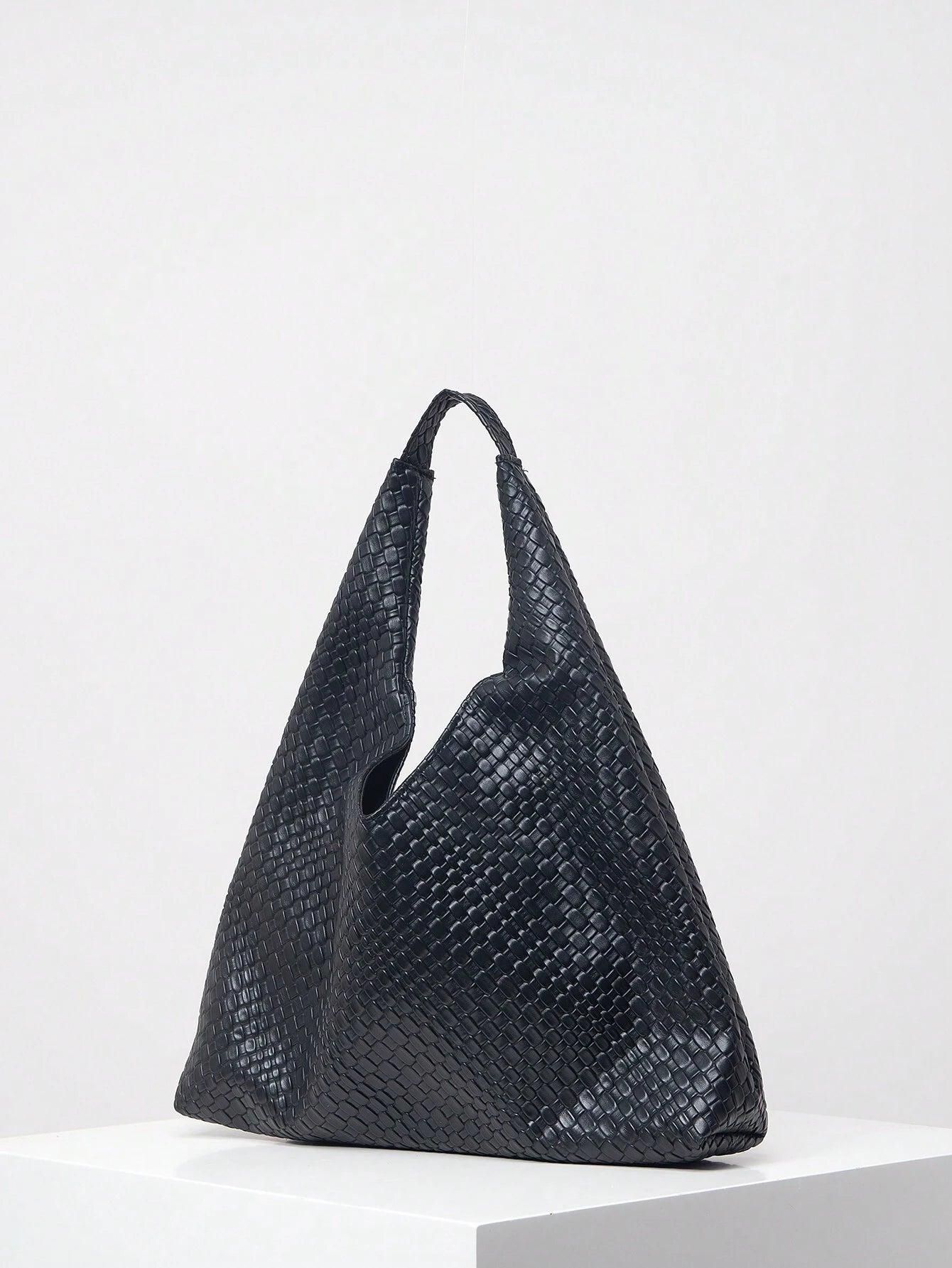 Vintage Braided Shoulder Bag Shein