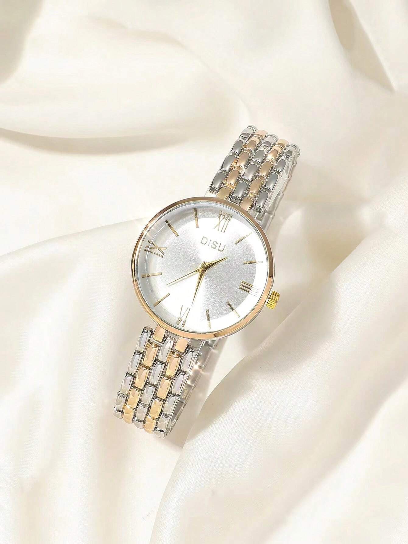 1pc Fashionable Simple Classic Quartz Bracelet Watch