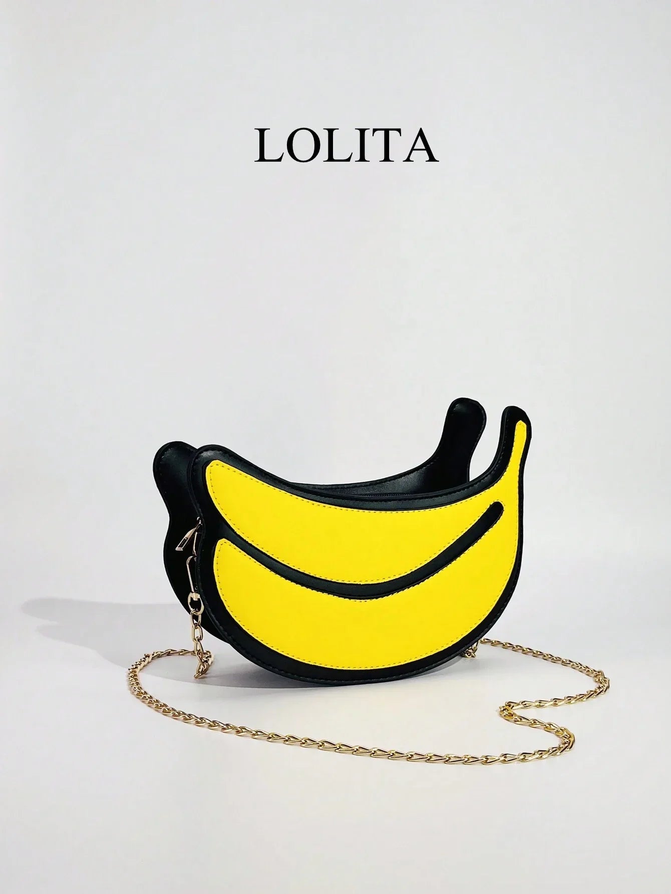Creative Fruit Pattern Bag - Fresh Banana Shaped Crossbody Bag shein