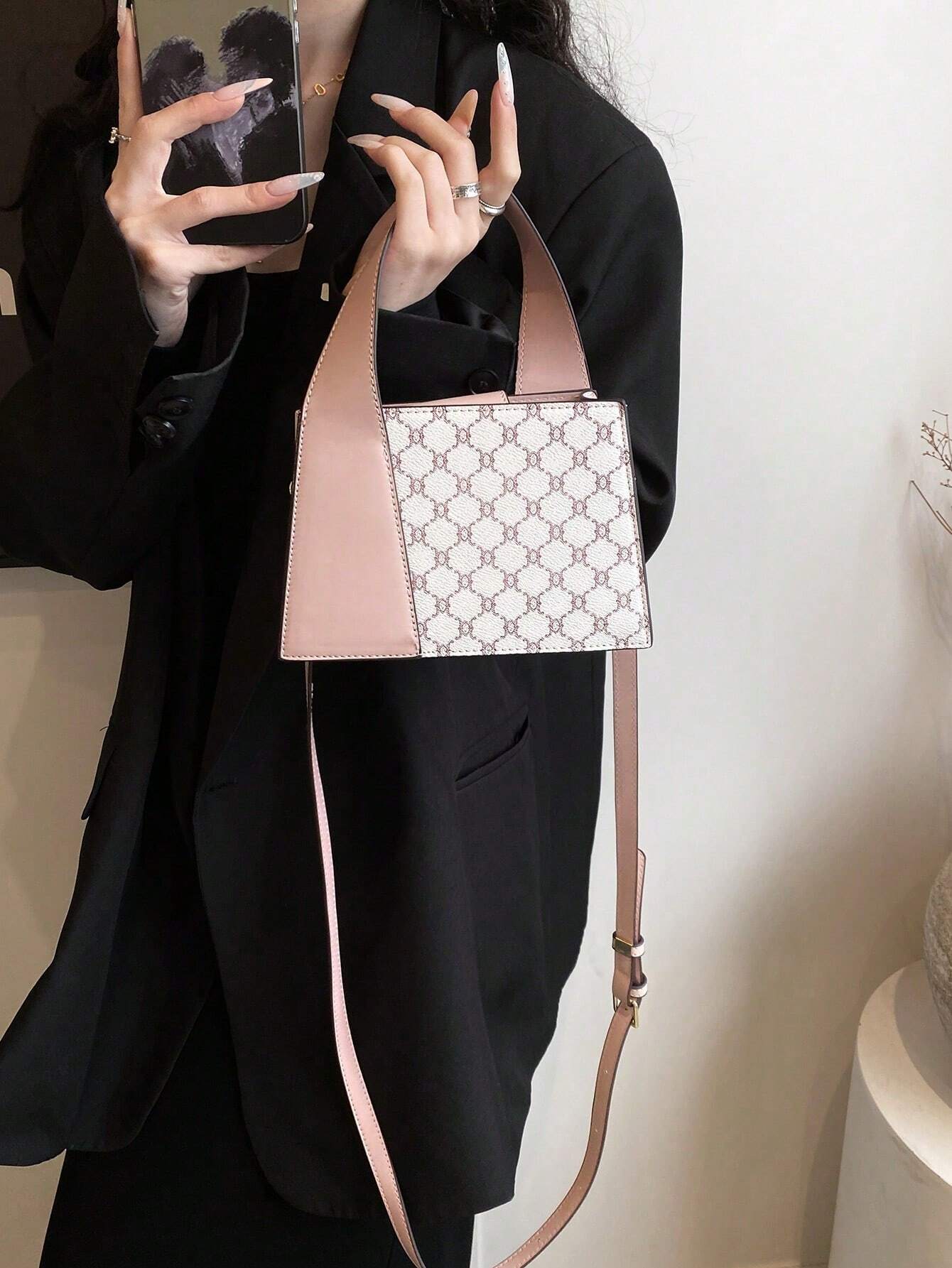 Light Luxury Women's Bag 2024 New Fashion High-End Handbag shein
