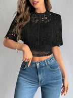 Privé Women's Lace See-Through Camisole With Shirt shein