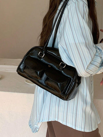 Women Armpit Bag New Fashion Tote Bag With Large Capacity And Multiple Pockets