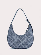 ANESSAMAY&DKMG 2pcs/Set Silk Printed Letter Pattern Combination Bag Strap Adjustable shein