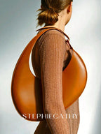 STEPHIECATHY CEZIRA Fashionable, Minimalist, Vintage, Retro, Bohemian Resin Ring Shoulder Strap Hobo Handbag shein