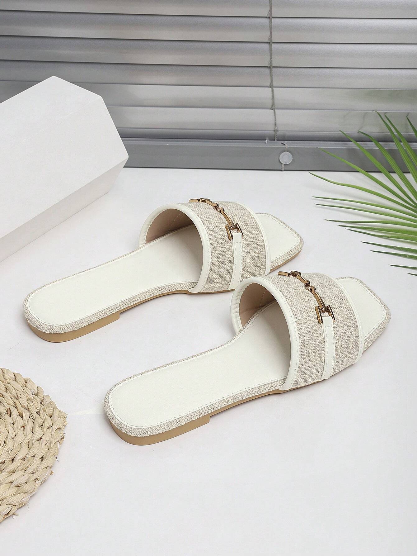 Women's Outdoor Flat Slippers shein