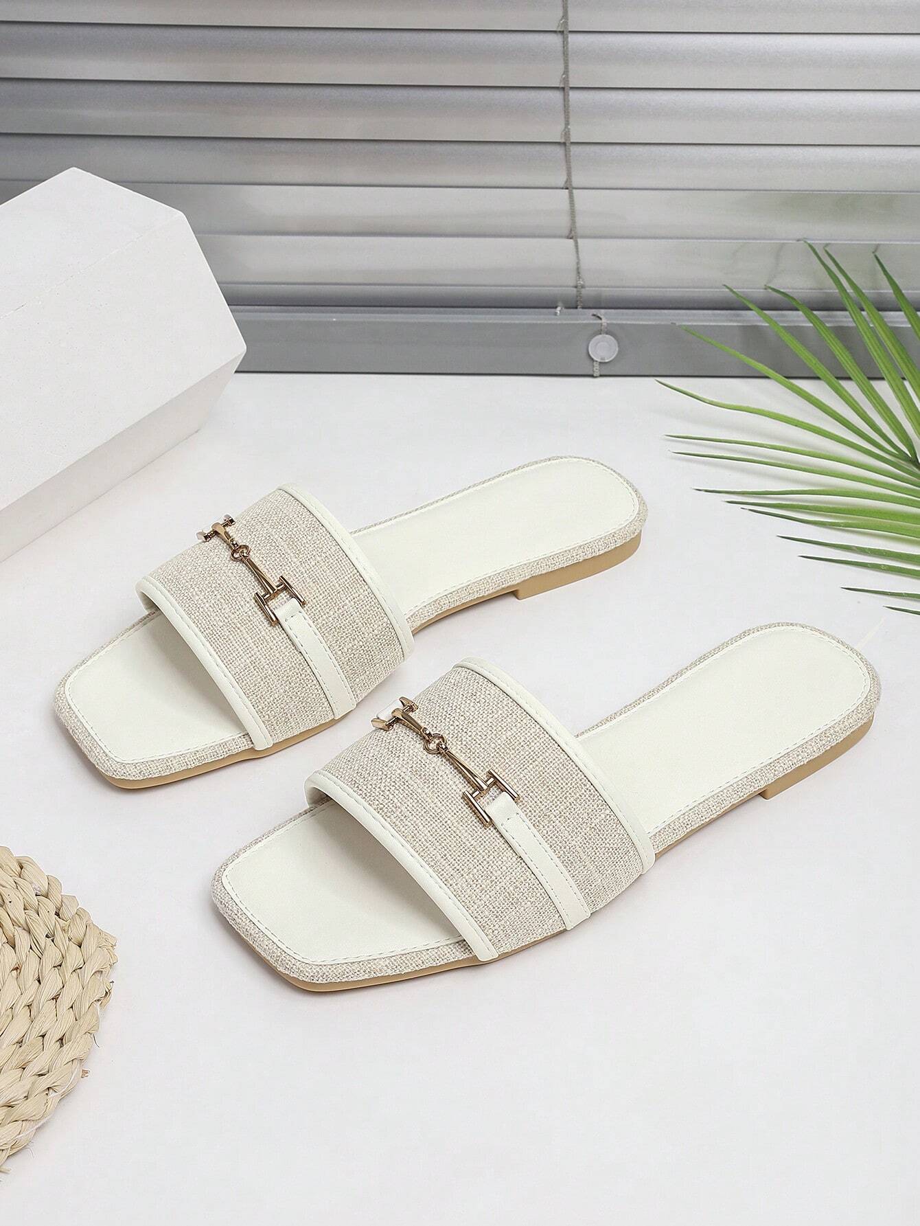 Women's Outdoor Flat Slippers shein
