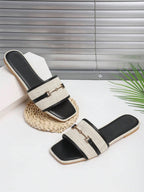 Women's Outdoor Flat Slippers shein