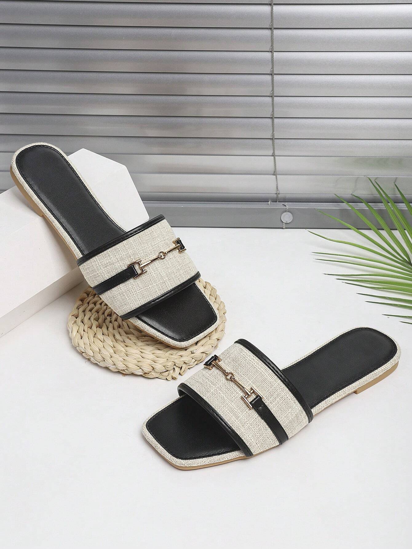 Women's Outdoor Flat Slippers shein