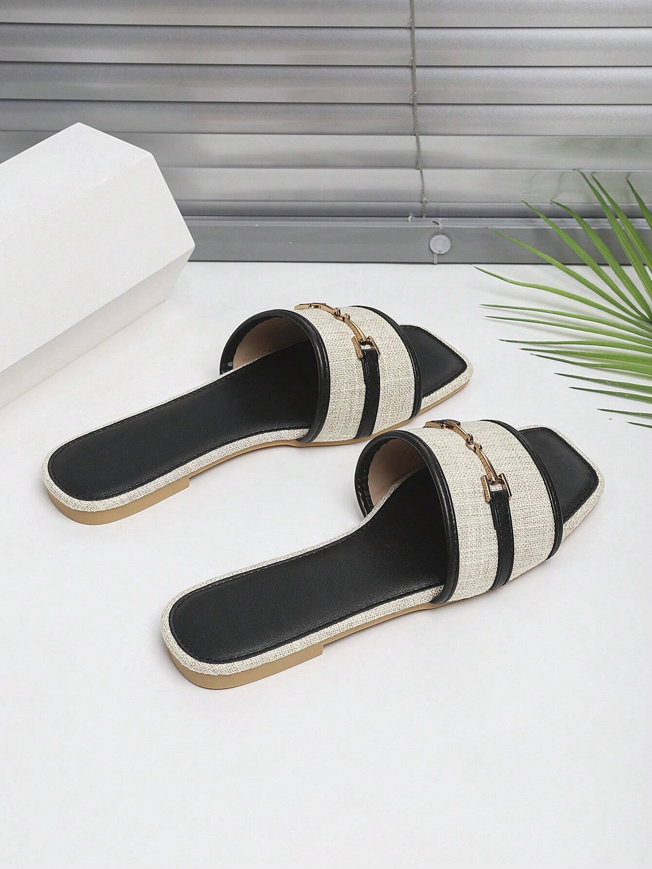 Women's Outdoor Flat Slippers shein