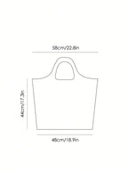 Letter & Harrypotter Deathly Hallows Geo Graphic Tote Bag shein