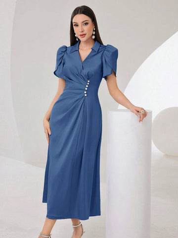 Elegant Evening Party Maxi Dress shein