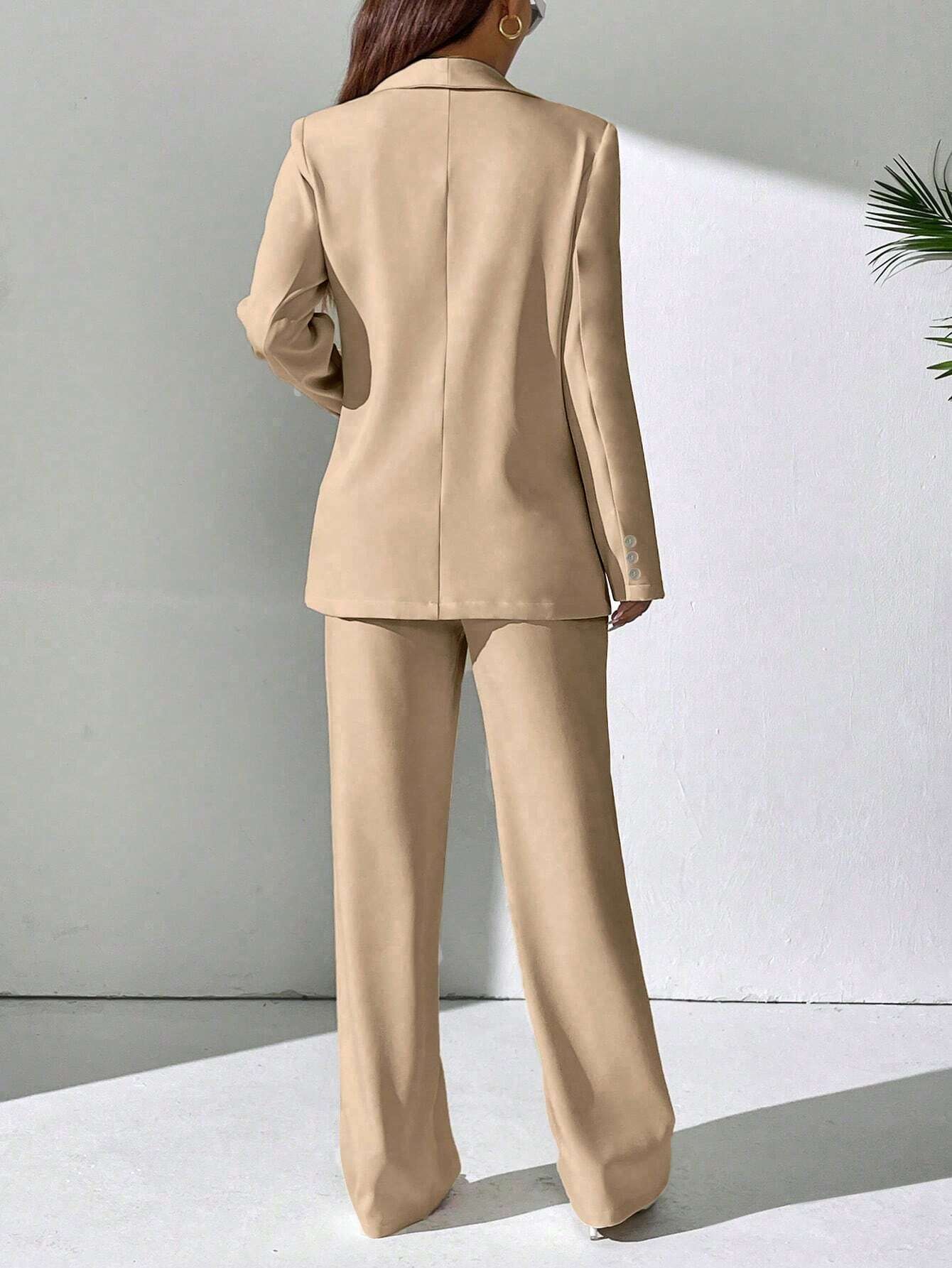 Privé Women's Plain Simple Daily Suit shein