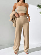 Privé Women's Plain Simple Daily Suit shein