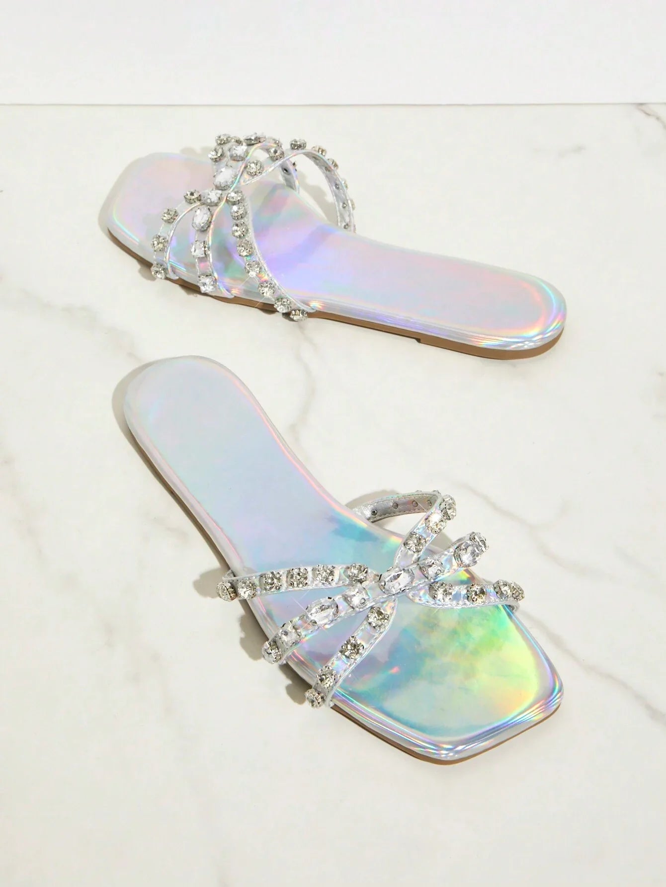 Ladies' Casual Flat Sandals shein
