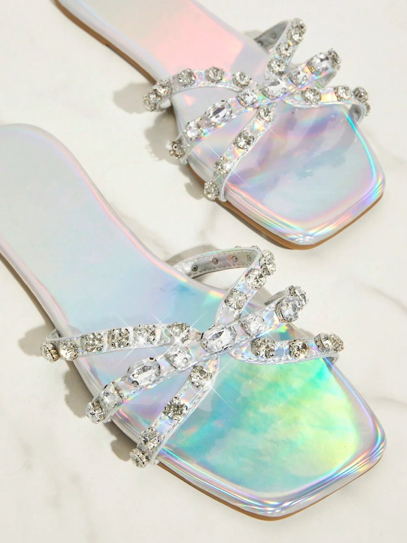 Ladies' Casual Flat Sandals shein
