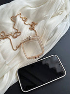 Mini Metallic Chain Box Bag, Funky, Punk & Bag For Street Wear shein