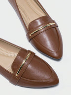 Women's Pointed Toe Ballet Flats shein