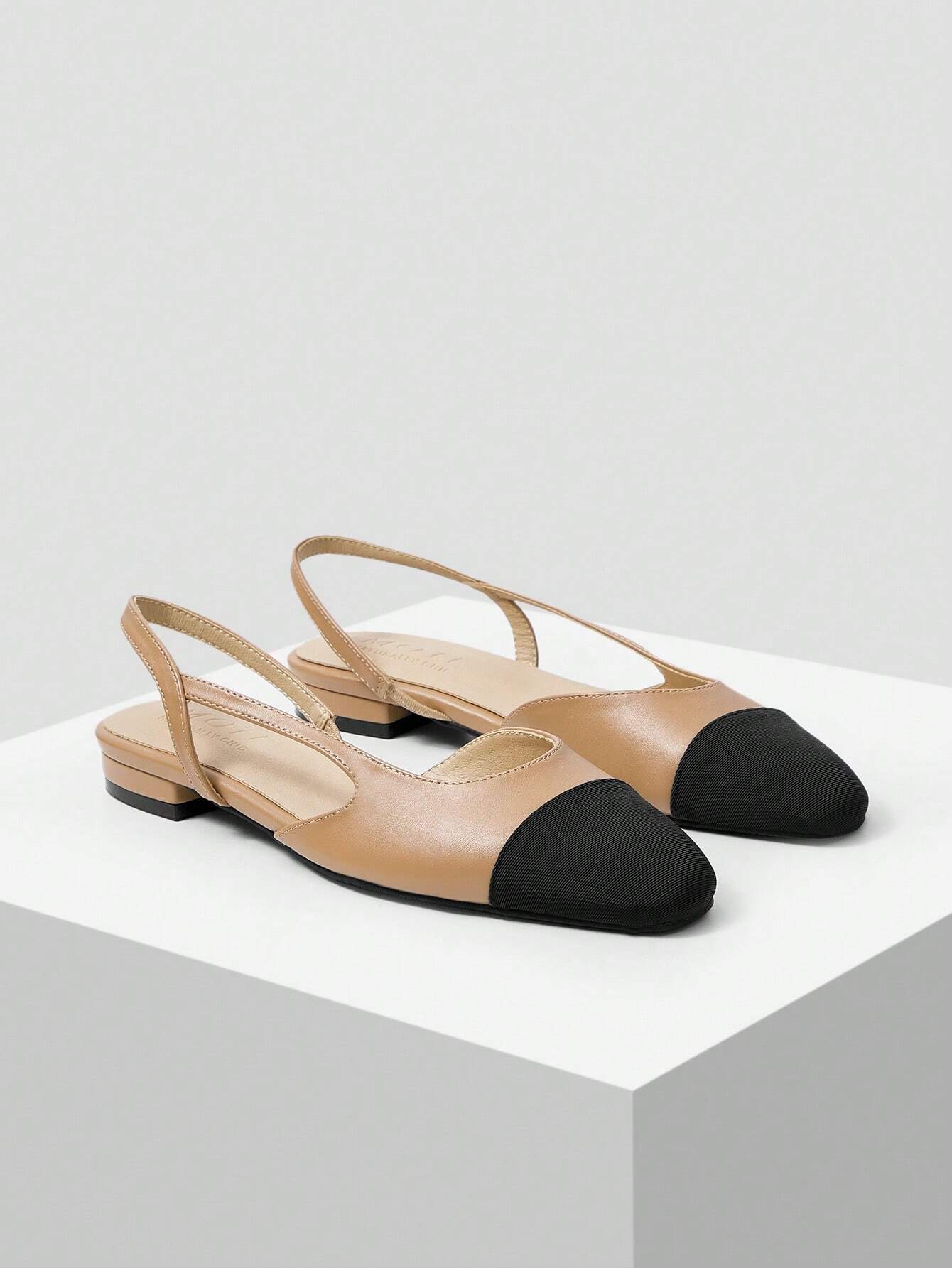MOTF PREMIUM WOMEN'S COMFORT CONTRAST PANEL FLAT shein