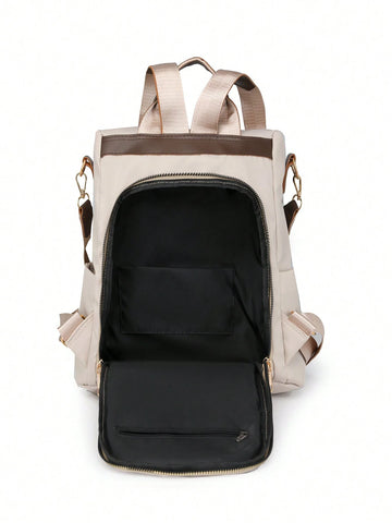 1pc Women's Stylish Chic Multi-Use Backpack Shoulder Bag