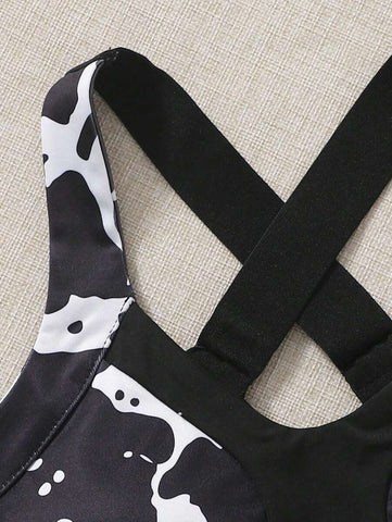 3pcs Graphic Print Sports Set Workout Setwomen Workout Set Women Leggings Set