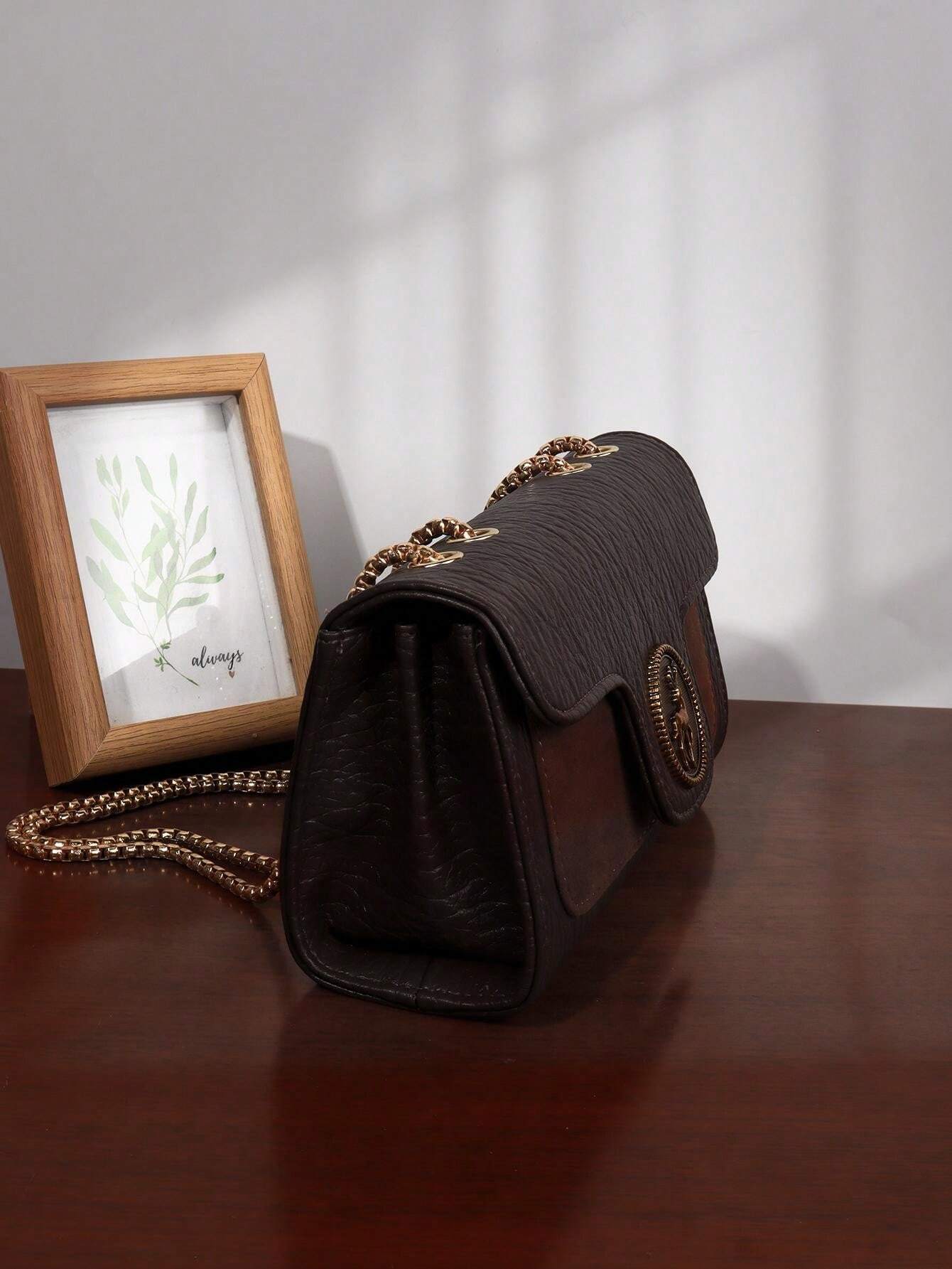 Stylish Retro Women's Shoulder Bag shein