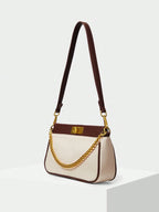 MOTF PREMIUM WOMEN'S COLOR BLOCK CHAIN SHOULDER BAG shein