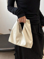 Fashionable & Versatile Solid Color New PU Shoulder Bag shein
