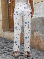 Essnce Plicated Detail Carrot Pants shein