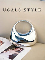 Luxury 2023 Women's Party Prom Crescent Clip Box Evening Clutch Acrylic Transparent Clutch Waterproof Crossbody Bag shein