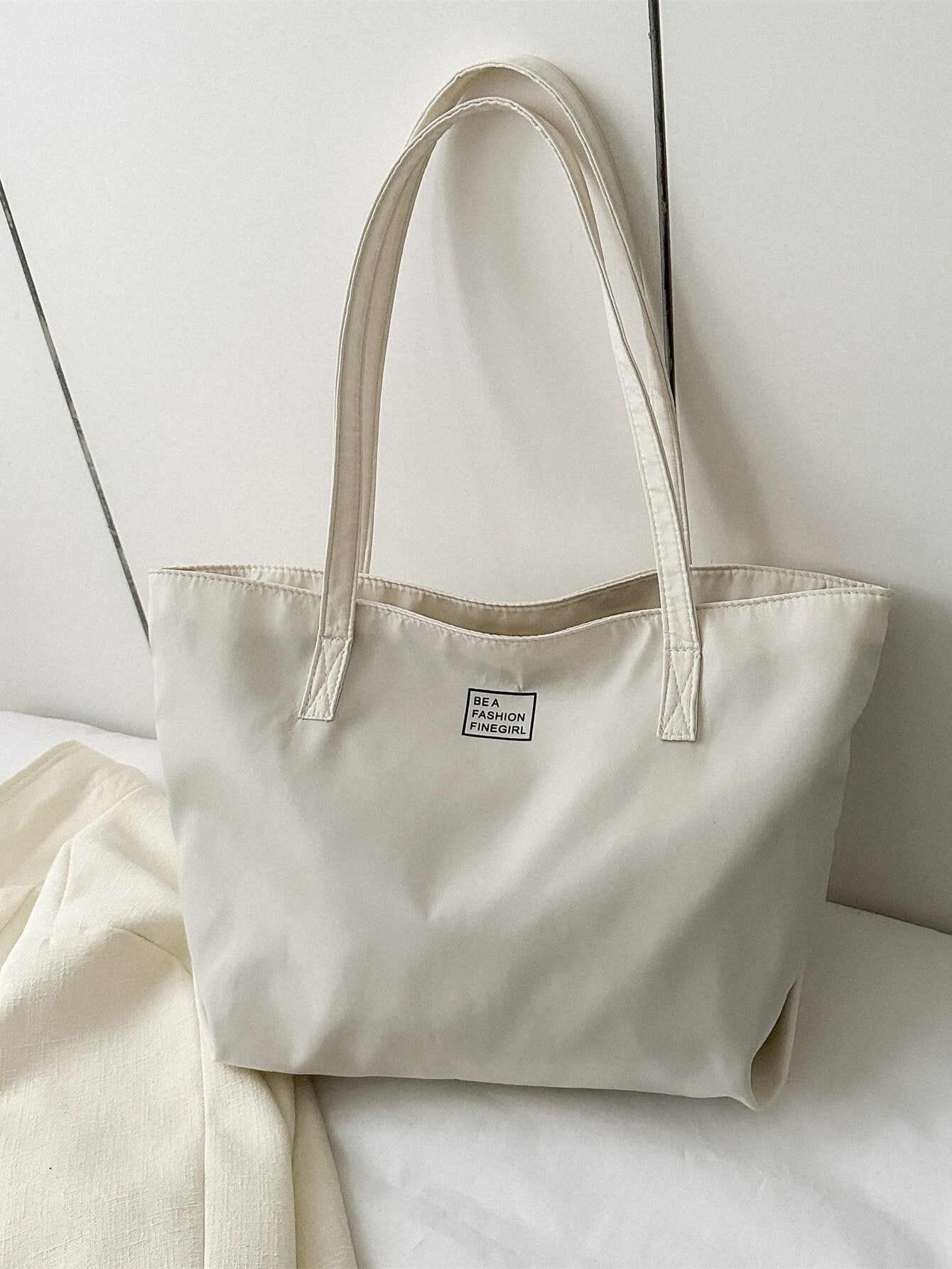 Fashionable,Minimalist,Casual,Large Shoulder Tote Bag shein