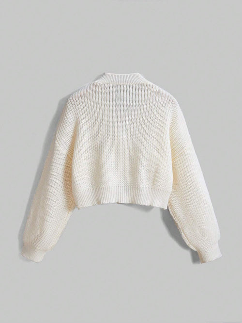 ROMWE Kawaii Women's Pink Three-Dimensional Bow Accessories Cute Girl Minimalist Sexy Cardigan shein