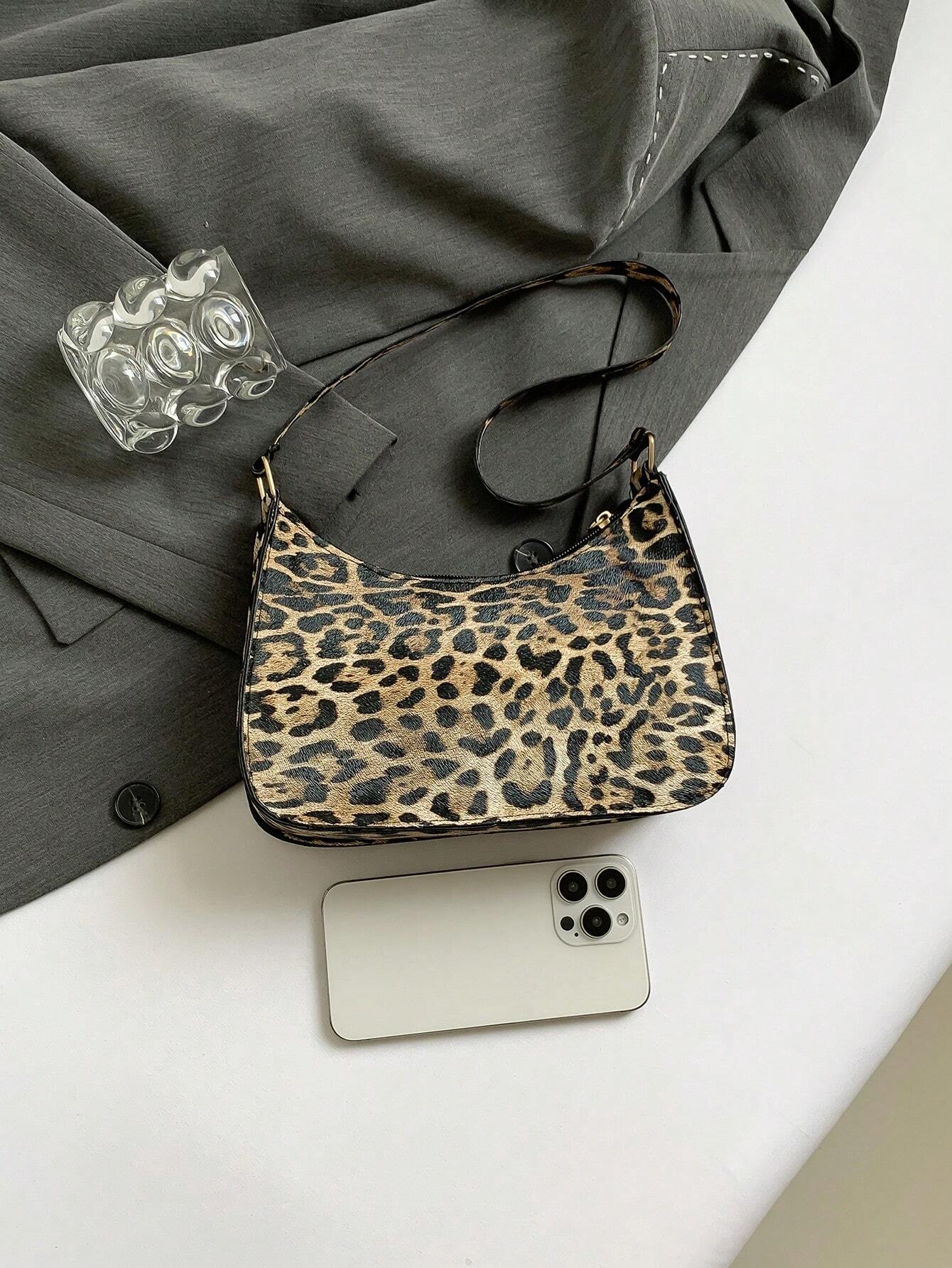 Fashion Women Handbag PU Leather Solid Color Casual Shoulder Bag With Texture shein