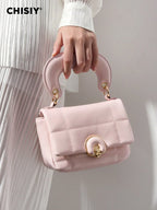 CHISIY CHISIY Handmade Brocade Chain Strap Detachable Adjustable Lightweight Fresh Casual Commute Women's Shoulder Bag shein