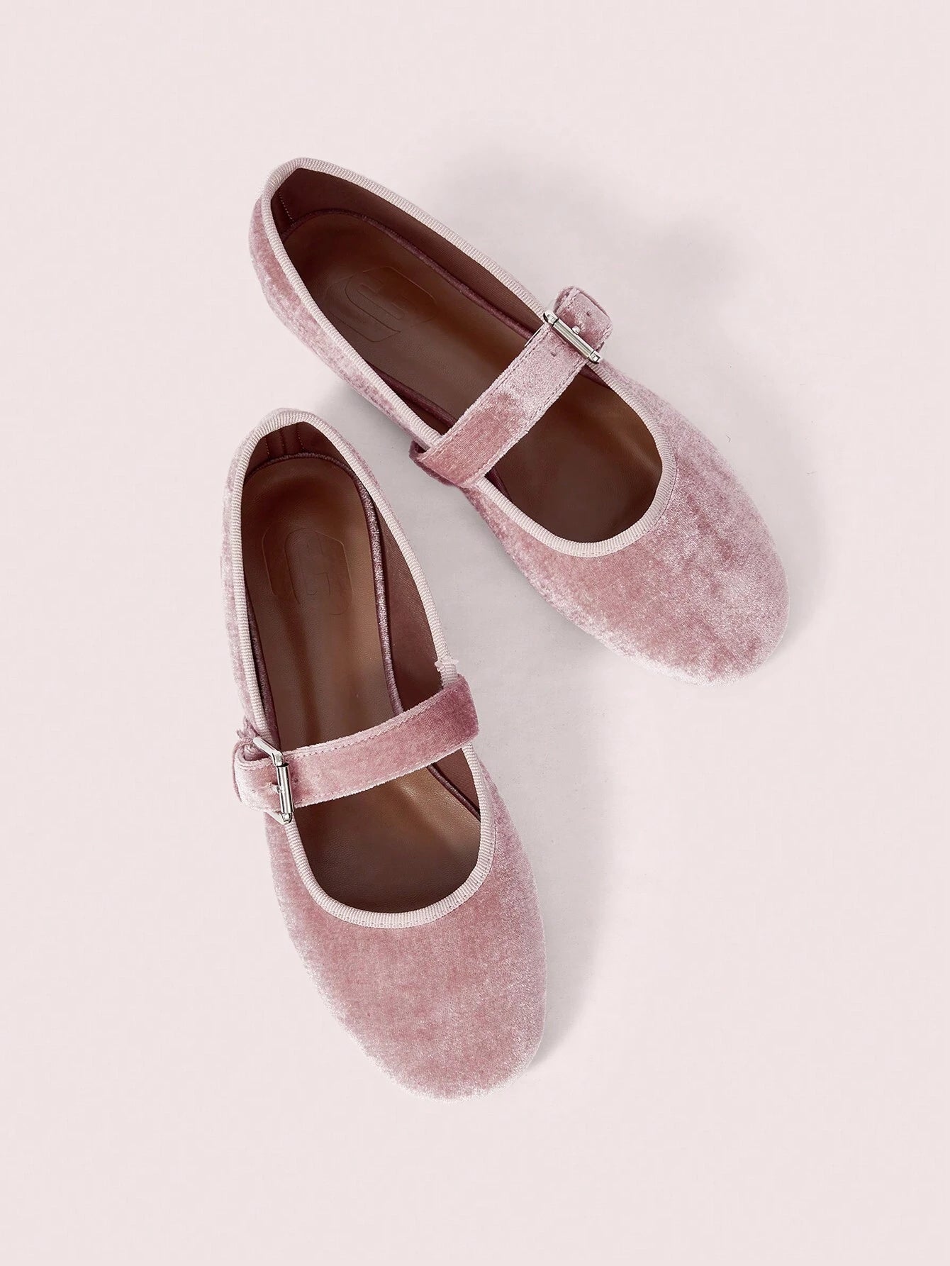 CUCCOO DOLLMOD Women's Fashionable Versatile Casual Suede Flats shein