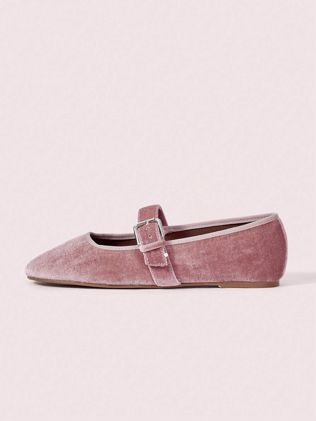 CUCCOO DOLLMOD Women's Fashionable Versatile Casual Suede Flats shein