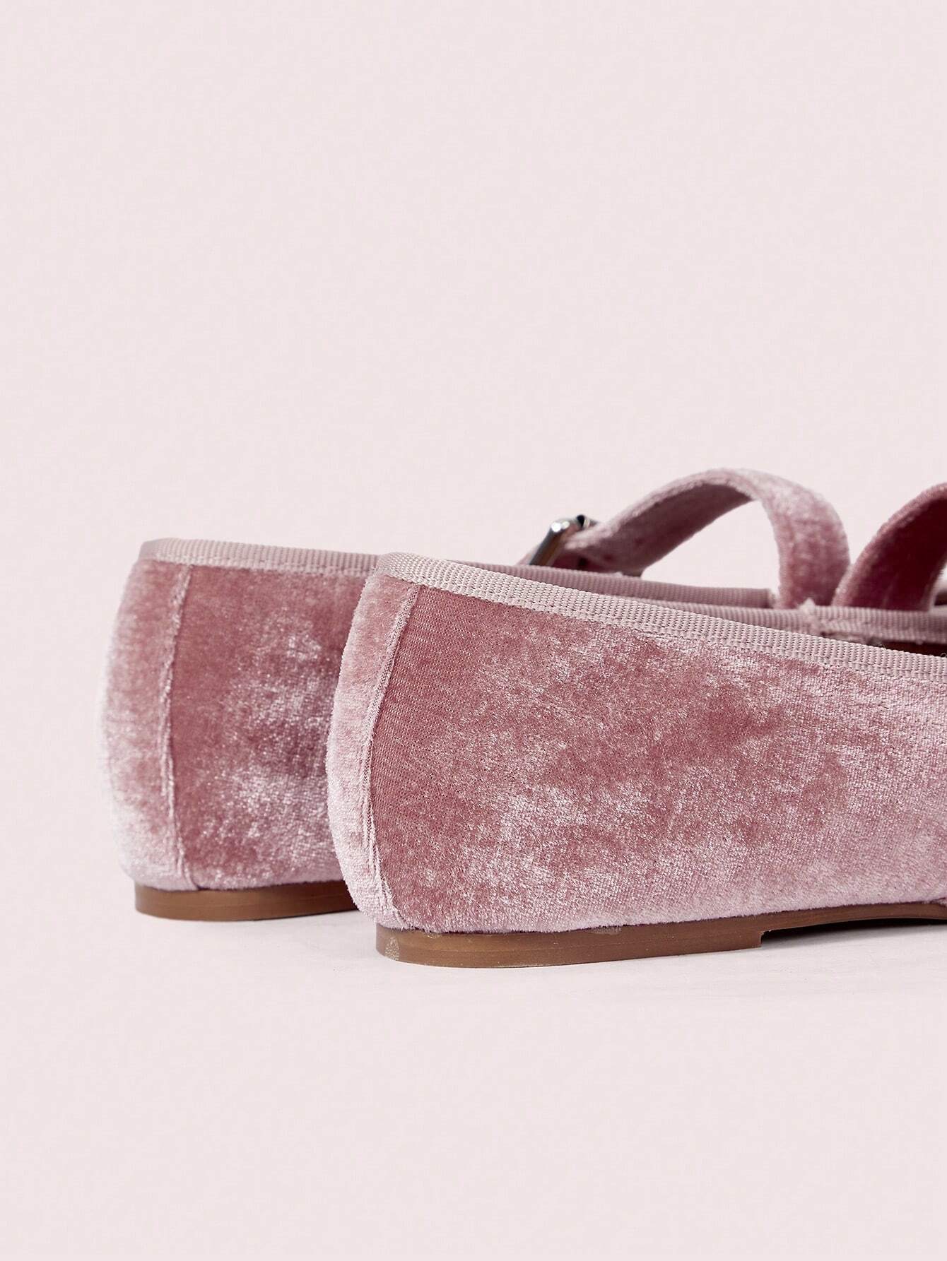 CUCCOO DOLLMOD Women's Fashionable Versatile Casual Suede Flats shein