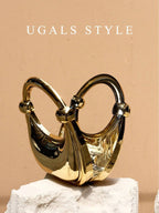 Luxury 2023 Women's Party Prom Crescent Clip Box Evening Clutch Acrylic Transparent Clutch Waterproof Crossbody Bag shein