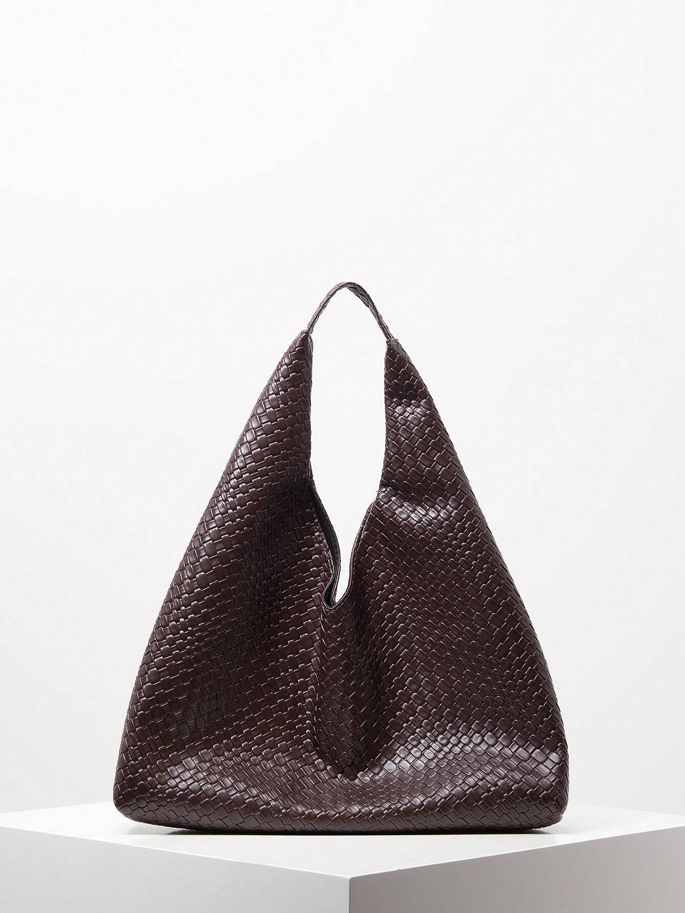 Vintage Braided Shoulder Bag Shein