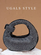 Luxury 2023 Women's Party Prom Crescent Clip Box Evening Clutch Acrylic Transparent Clutch Waterproof Crossbody Bag shein