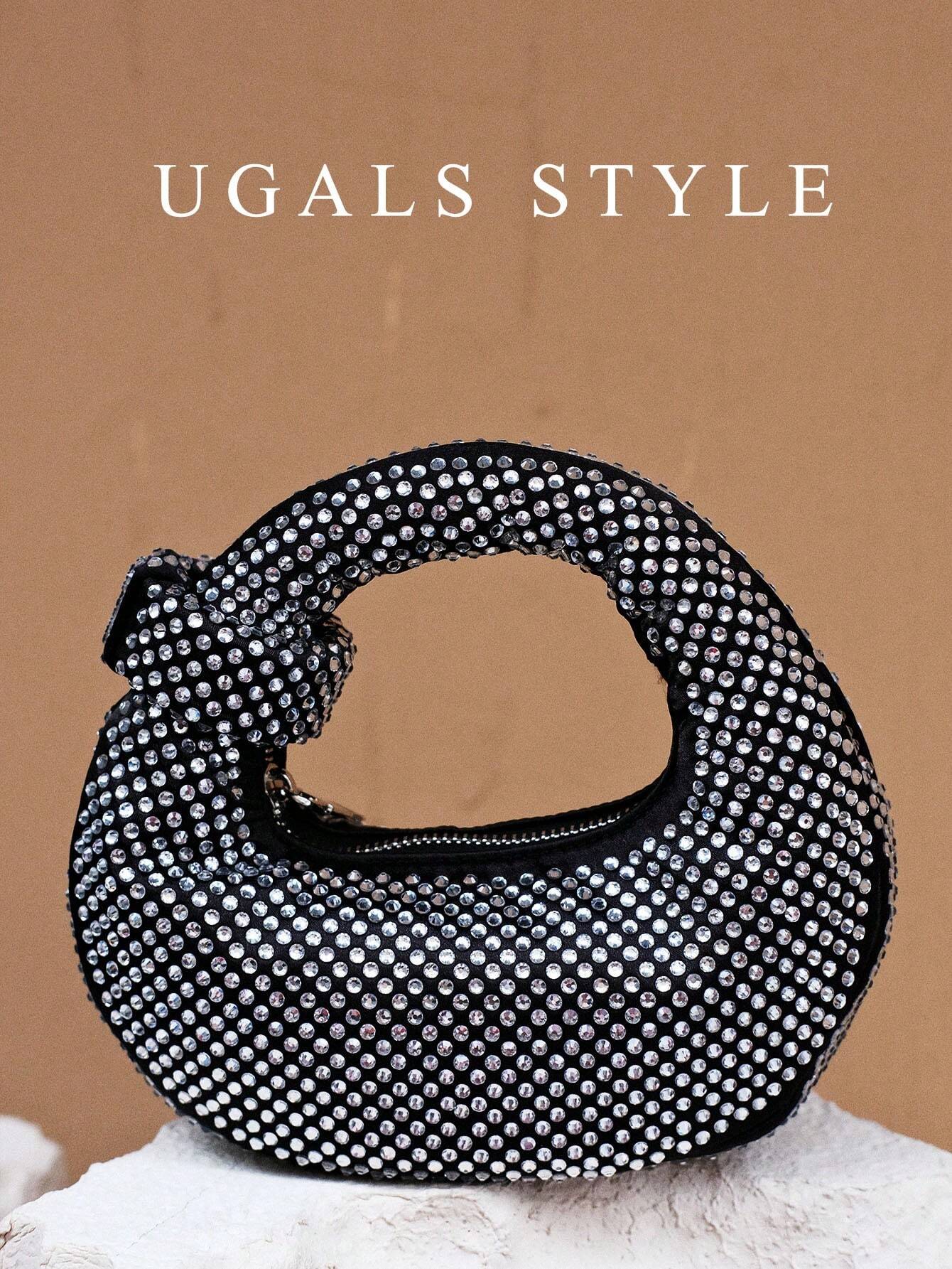 Luxury 2023 Women's Party Prom Crescent Clip Box Evening Clutch Acrylic Transparent Clutch Waterproof Crossbody Bag shein